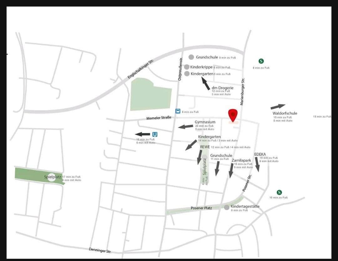Prenájom bytu 2-izbový 65 m², Marienburgerstr 53a, München, Bavorsko Prenájom bytu 2-izbový 65 m², Marienburgerstr 53a, München, Bavorsko