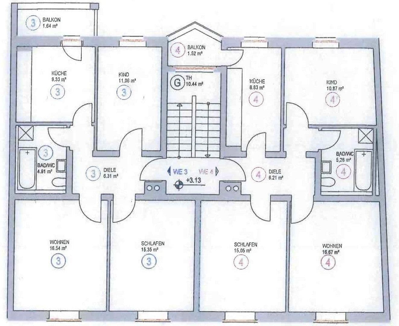 Predaj bytu 3-izbový 65 m², Grolmannstraße 17, Erfurt, Durínsko Predaj bytu 3-izbový 65 m², Grolmannstraße 17, Erfurt, Durínsko