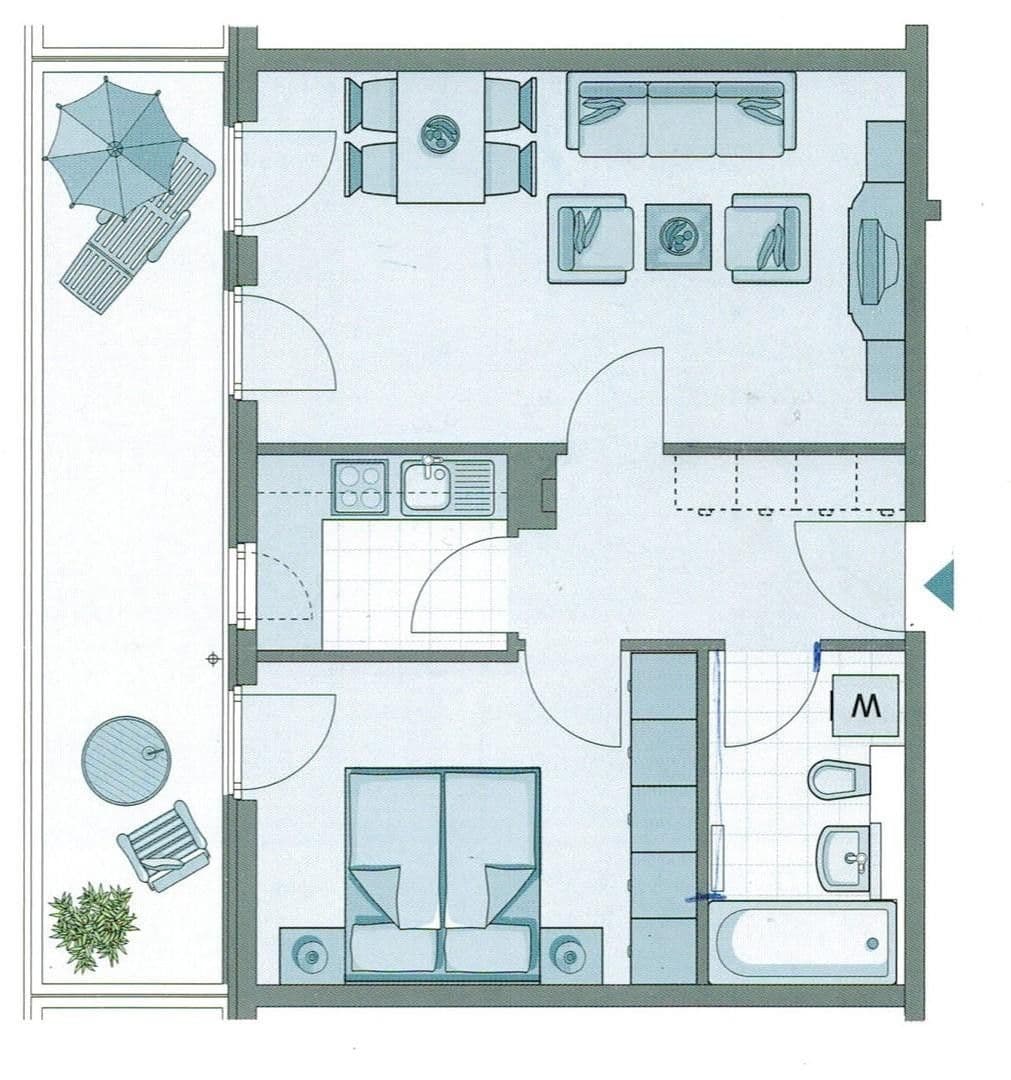 Prenájom bytu 2-izbový 54 m², Max-Friedlaender-Bogen 5, München, Bavorsko Prenájom bytu 2-izbový 54 m², Max-Friedlaender-Bogen 5, München, Bavorsko