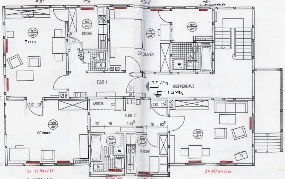 Prenájom bytu 3-izbový 80 m², Suhler Chaussee 21, Suhl OT Schmiedefeld am Rennsteig, Durínsko Prenájom bytu 3-izbový 80 m², Suhler Chaussee 21, Suhl OT Schmiedefeld am Rennsteig, Durínsko