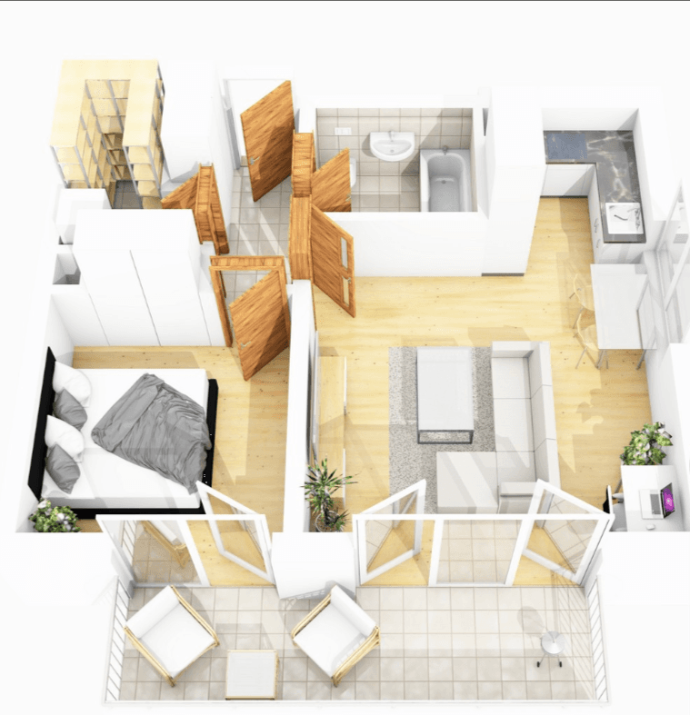 Prenájom bytu 2-izbový 62 m², Hlučkova, Praha, Praha Prenájom bytu 2-izbový 62 m², Hlučkova, Praha, Praha