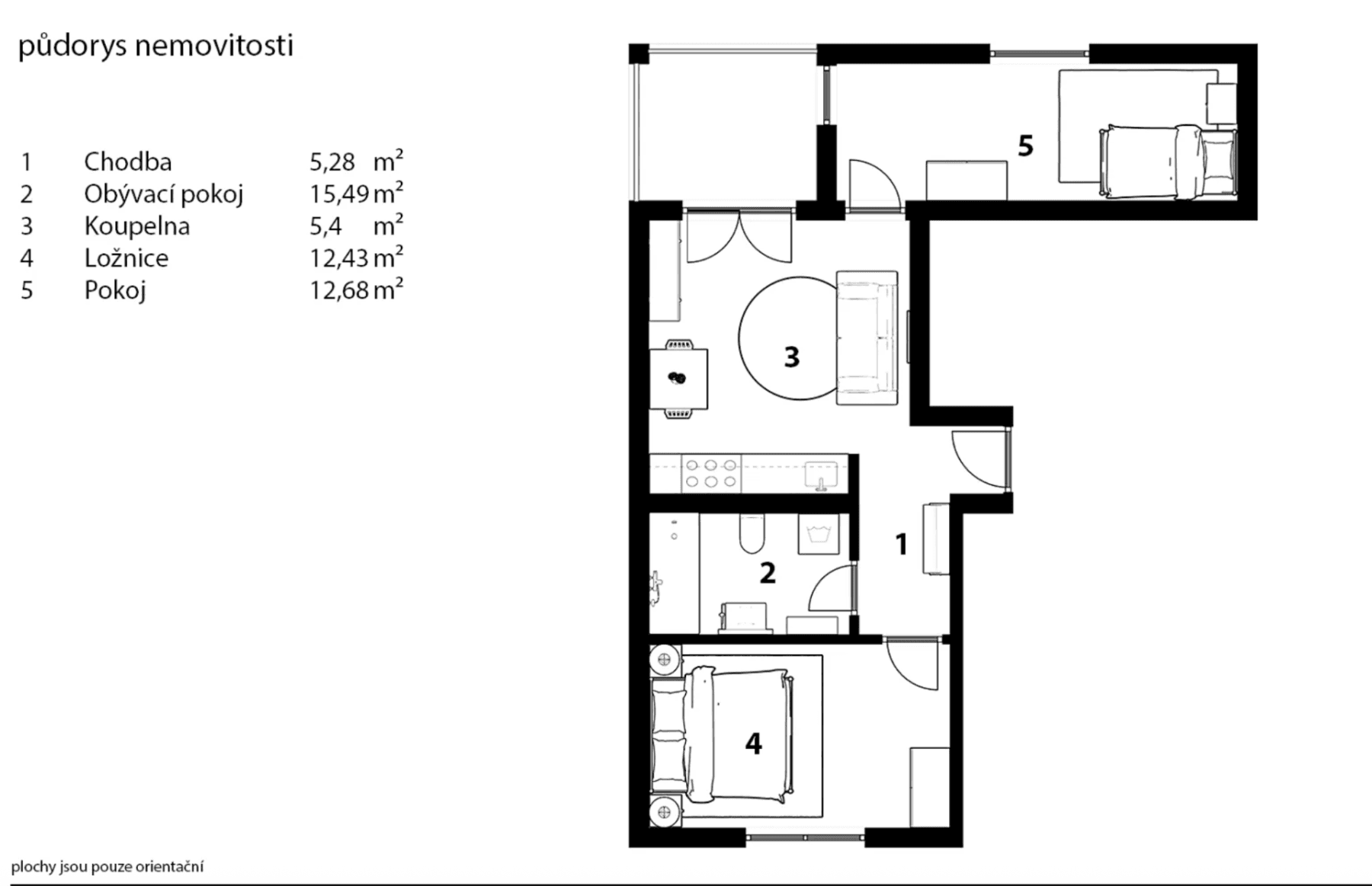 Predaj bytu 3-izbový 55 m², Rýchorské sídliště, Svoboda nad Úpou, Královéhradecký kraj Predaj bytu 3-izbový 55 m², Rýchorské sídliště, Svoboda nad Úpou, Královéhradecký kraj
