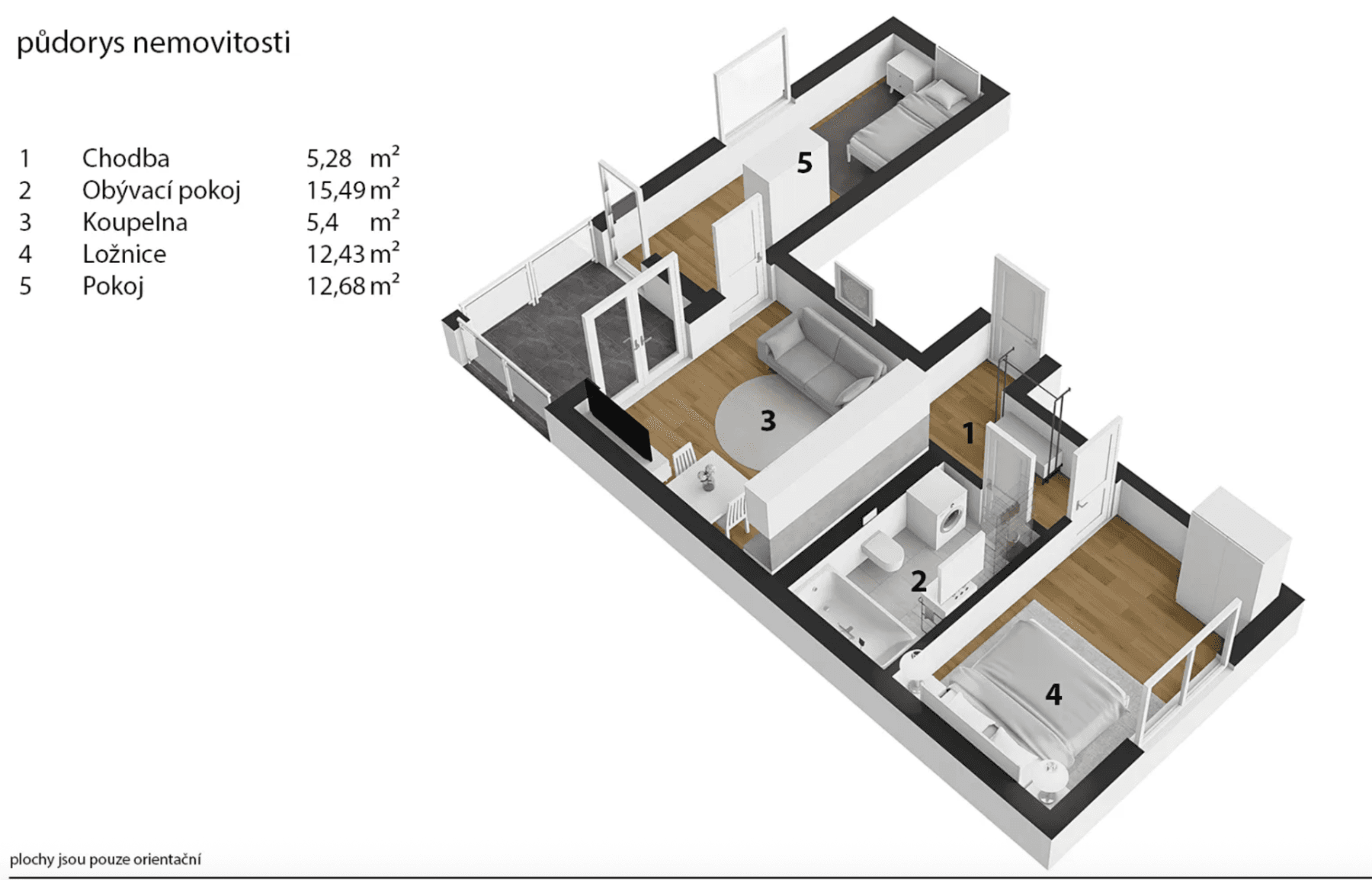 Predaj bytu 3-izbový 55 m², Rýchorské sídliště, Svoboda nad Úpou, Královéhradecký kraj Predaj bytu 3-izbový 55 m², Rýchorské sídliště, Svoboda nad Úpou, Královéhradecký kraj