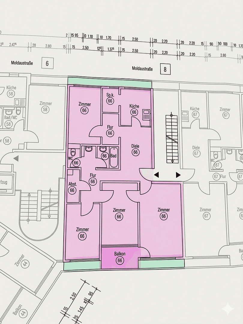 Prenájom bytu 4-izbový 94 m², Moldaustr.8, Ludwigsburg, Bádensko-Wurttembersko Prenájom bytu 4-izbový 94 m², Moldaustr.8, Ludwigsburg, Bádensko-Wurttembersko