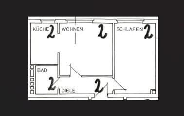 Prenájom bytu 2-izbový 44 m², Arnoldstraße 45, Mülheim an der Ruhr, Severné Porýnie - Westfálsko Prenájom bytu 2-izbový 44 m², Arnoldstraße 45, Mülheim an der Ruhr, Severné Porýnie - Westfálsko