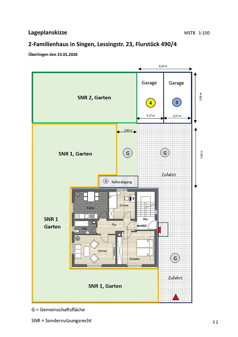 Predaj bytu 3-izbový 69 m², Lessingstraße 23, Singen (Hohentwiel), Bádensko-Wurttembersko Predaj bytu 3-izbový 69 m², Lessingstraße 23, Singen (Hohentwiel), Bádensko-Wurttembersko