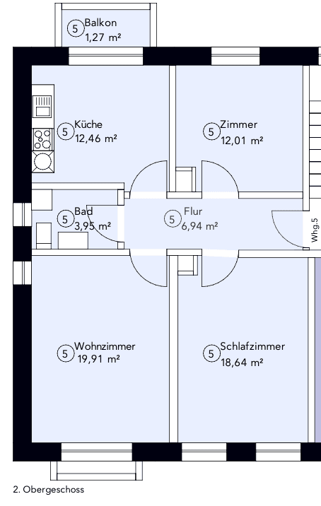 Prenájom bytu 78 m², Eisenstr. 21, Mannheim, Bádensko-Wurttembersko Prenájom bytu 78 m², Eisenstr. 21, Mannheim, Bádensko-Wurttembersko