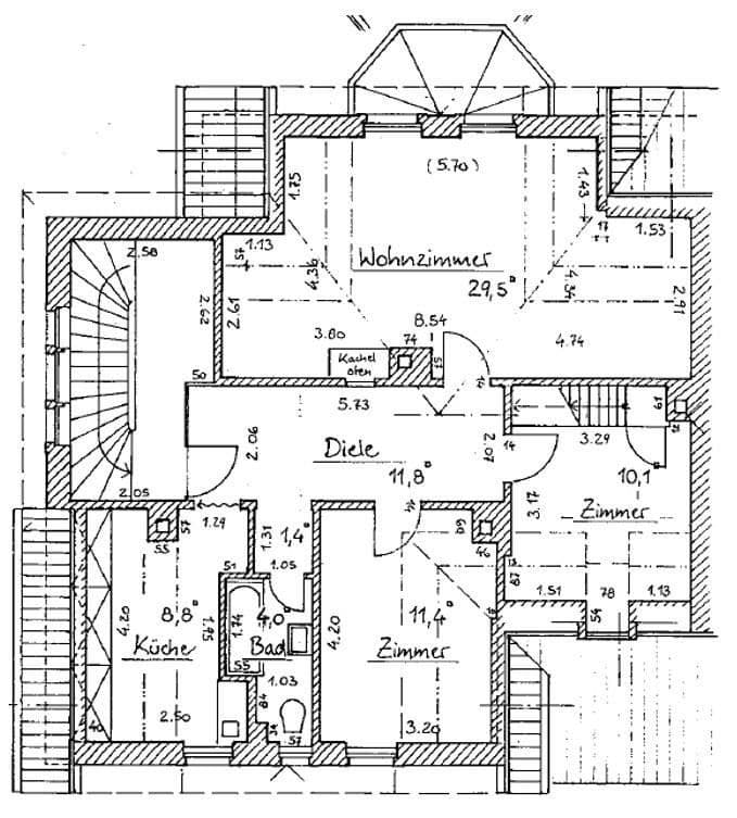 Prenájom bytu 3-izbový 78 m², Nonnenbühl 7, Karlsruhe Durlach, Bádensko-Wurttembersko Prenájom bytu 3-izbový 78 m², Nonnenbühl 7, Karlsruhe Durlach, Bádensko-Wurttembersko