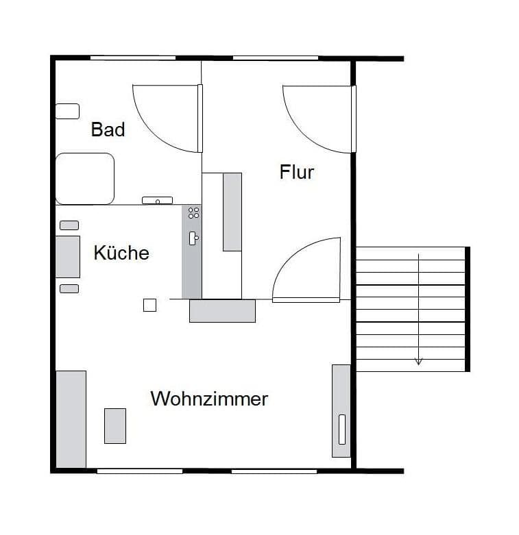 Prenájom bytu 1-izbový 42 m², Magdeburg, Sasko-Anhaltsko Prenájom bytu 1-izbový 42 m², Magdeburg, Sasko-Anhaltsko