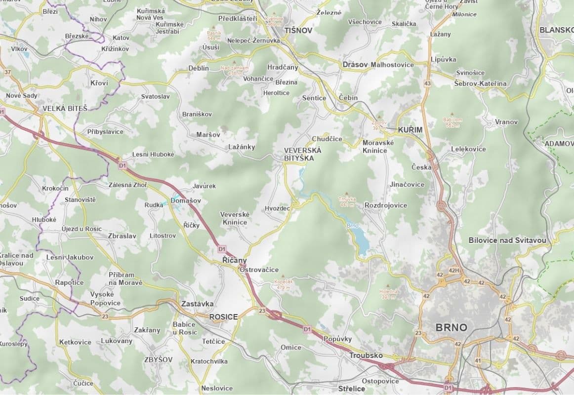 Predaj pozemku 24.424 m², Domašov, Jihomoravský kraj Predaj pozemku 24.424 m², Domašov, Jihomoravský kraj