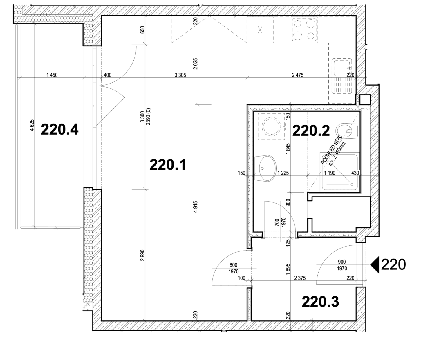 Prenájom bytu 1-izbový 48 m², Gerstelova, Praha, Praha Prenájom bytu 1-izbový 48 m², Gerstelova, Praha, Praha