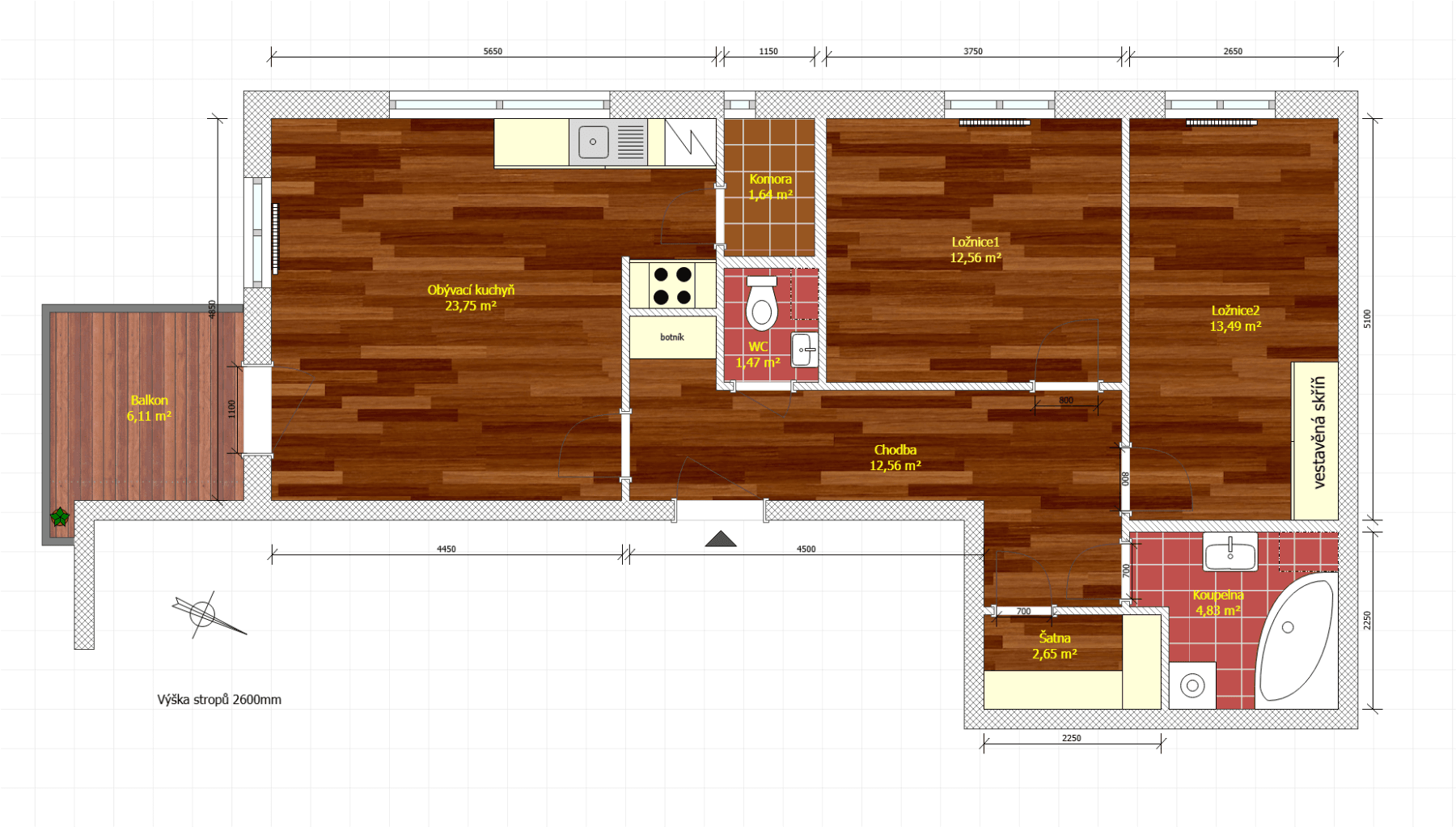 Predaj bytu 3-izbový 82 m², U Lipové aleje, Praha, Praha Predaj bytu 3-izbový 82 m², U Lipové aleje, Praha, Praha