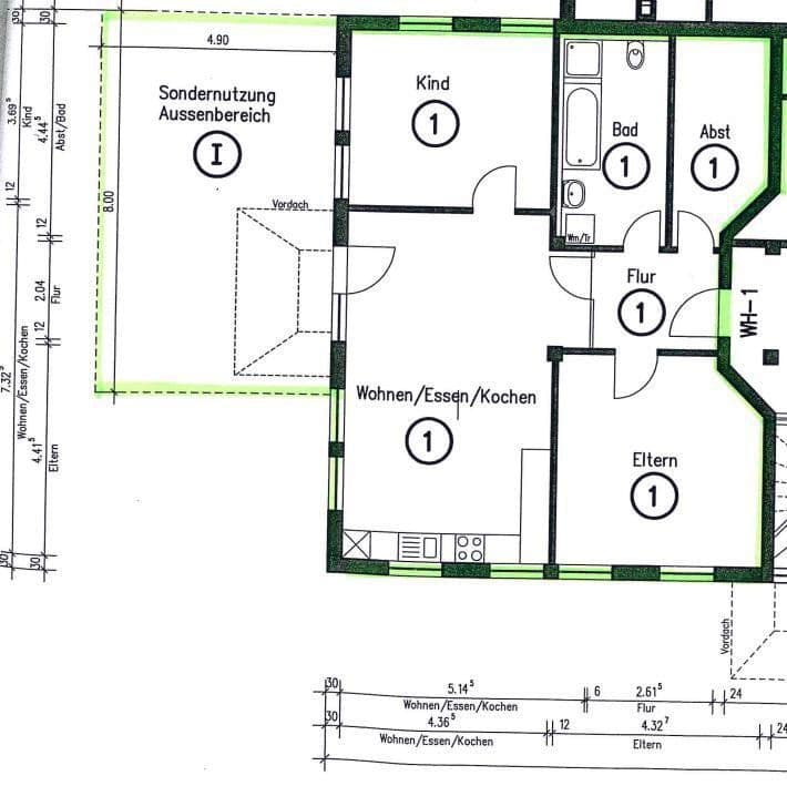 Prenájom bytu 3-izbový 96 m², Tuninger Straße 36, Bad Dürrheim, Bádensko-Wurttembersko Prenájom bytu 3-izbový 96 m², Tuninger Straße 36, Bad Dürrheim, Bádensko-Wurttembersko