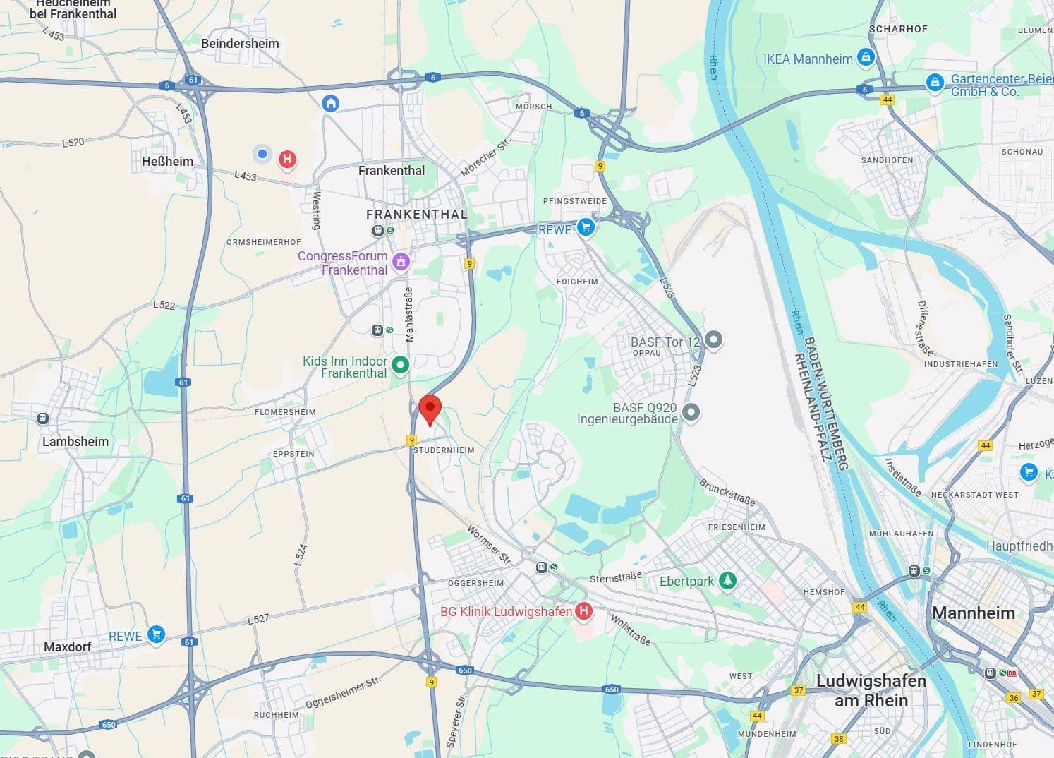 Prenájom domu 230 m², pozemek 334 m², Frankenthal, Porýnie-Falcko Prenájom domu 230 m², pozemek 334 m², Frankenthal, Porýnie-Falcko