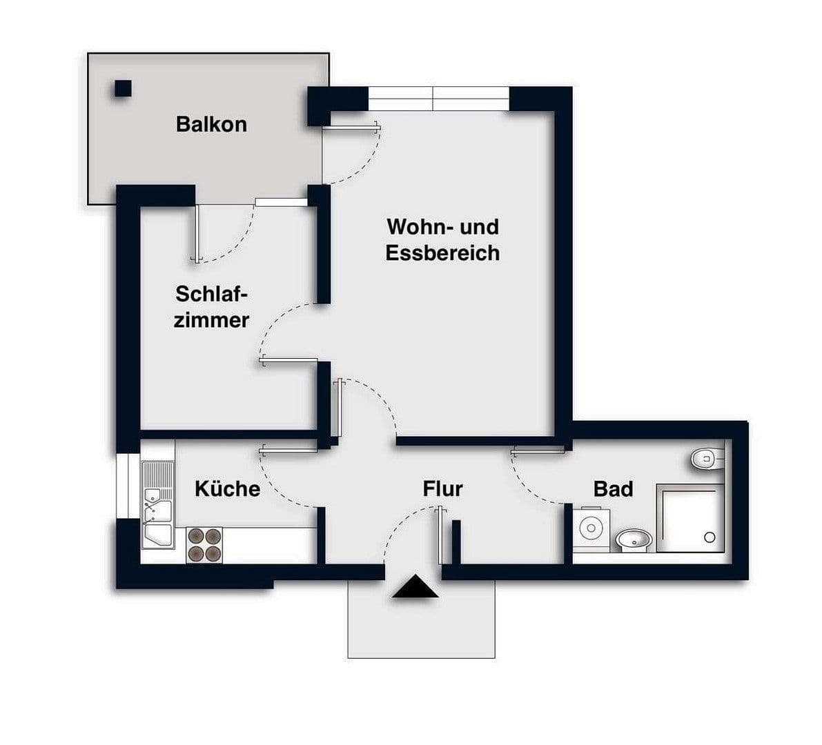 Prenájom bytu 2-izbový 56 m², Rosengarten, Dolné Sasko Prenájom bytu 2-izbový 56 m², Rosengarten, Dolné Sasko
