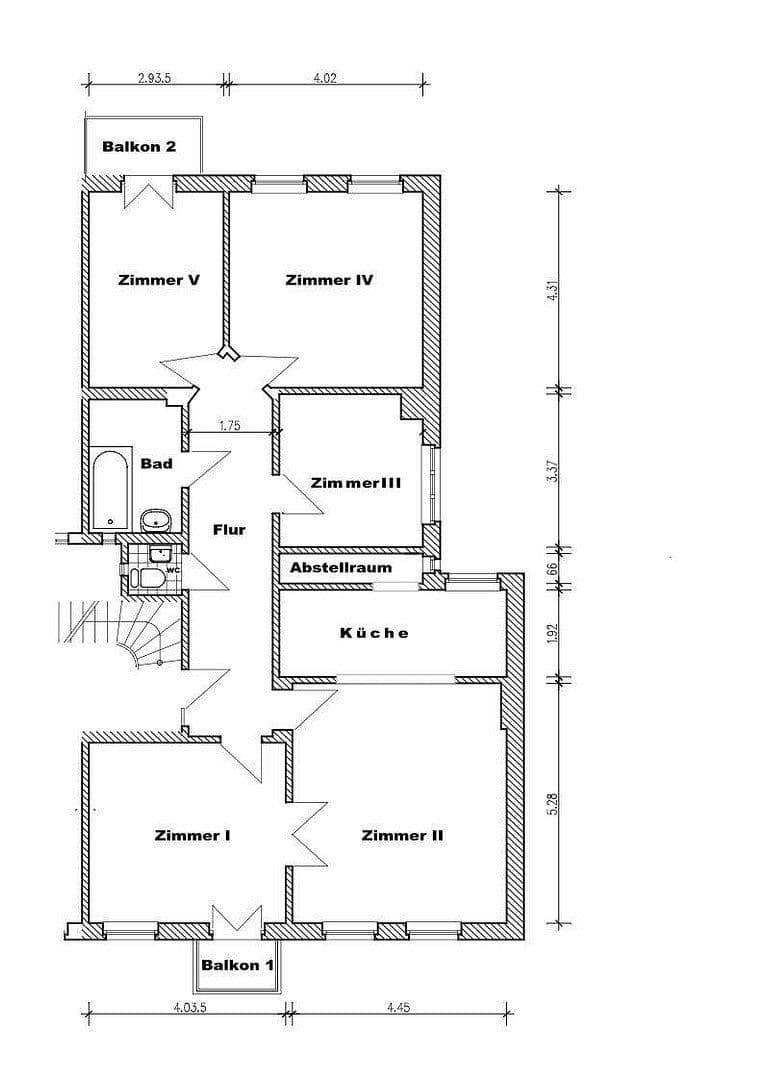 Predaj bytu 5-izbový 111 m², Hamburg, Hamburg Predaj bytu 5-izbový 111 m², Hamburg, Hamburg