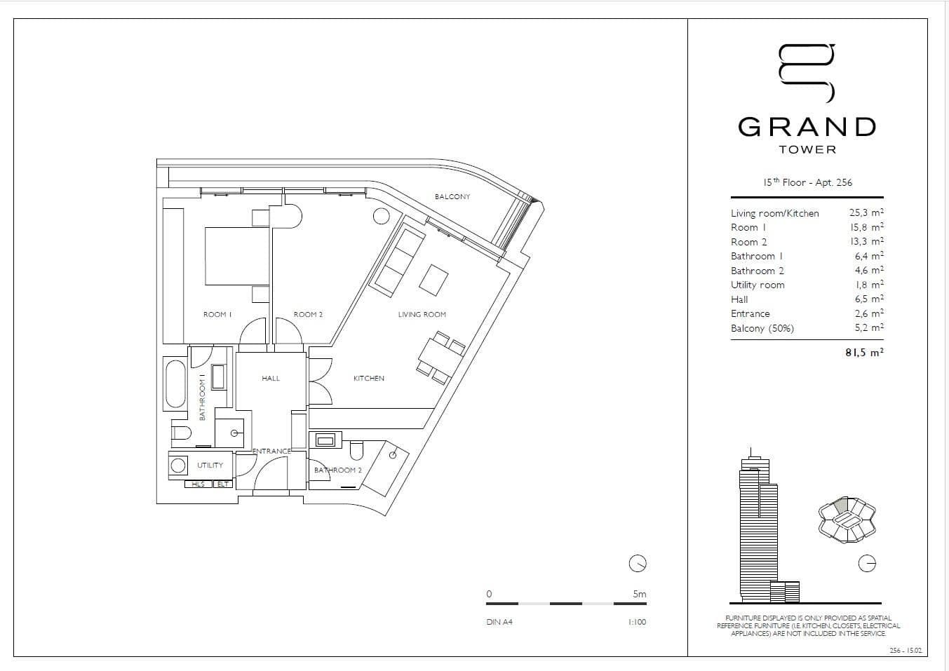 Prenájom bytu 3-izbový 82 m², Europa-Allee 2, Frankfurt am Main, Hesensko Prenájom bytu 3-izbový 82 m², Europa-Allee 2, Frankfurt am Main, Hesensko