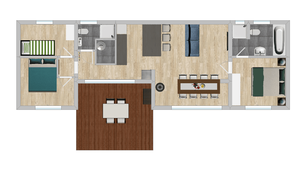 Predaj domu 74 m², pozemek 700 m², Kuchelmiß, Meklenbursko-Predpomoransko Predaj domu 74 m², pozemek 700 m², Kuchelmiß, Meklenbursko-Predpomoransko