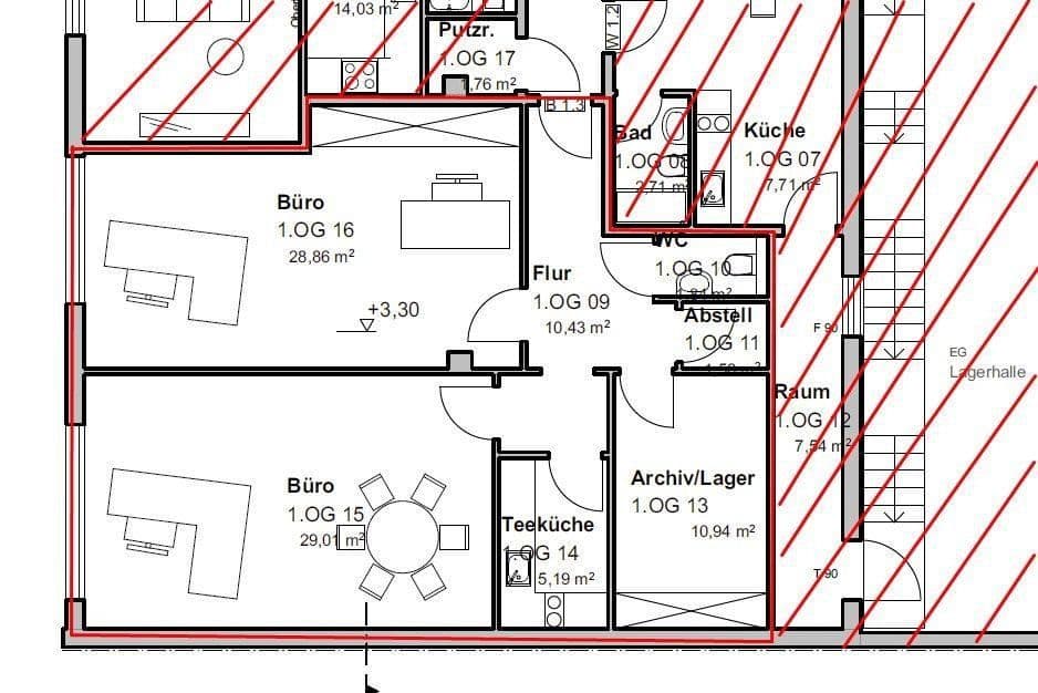 Prenájom kancelárie 88 m², Humbserstr.22, Fürth, Bavorsko Prenájom kancelárie 88 m², Humbserstr.22, Fürth, Bavorsko