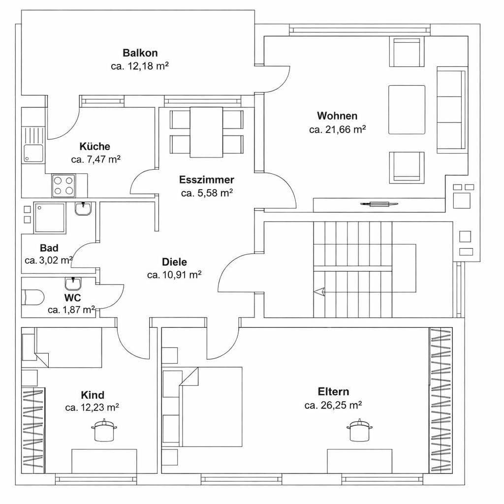 Predaj bytu 3-izbový 100 m², Wuppertal, Severné Porýnie - Westfálsko Predaj bytu 3-izbový 100 m², Wuppertal, Severné Porýnie - Westfálsko