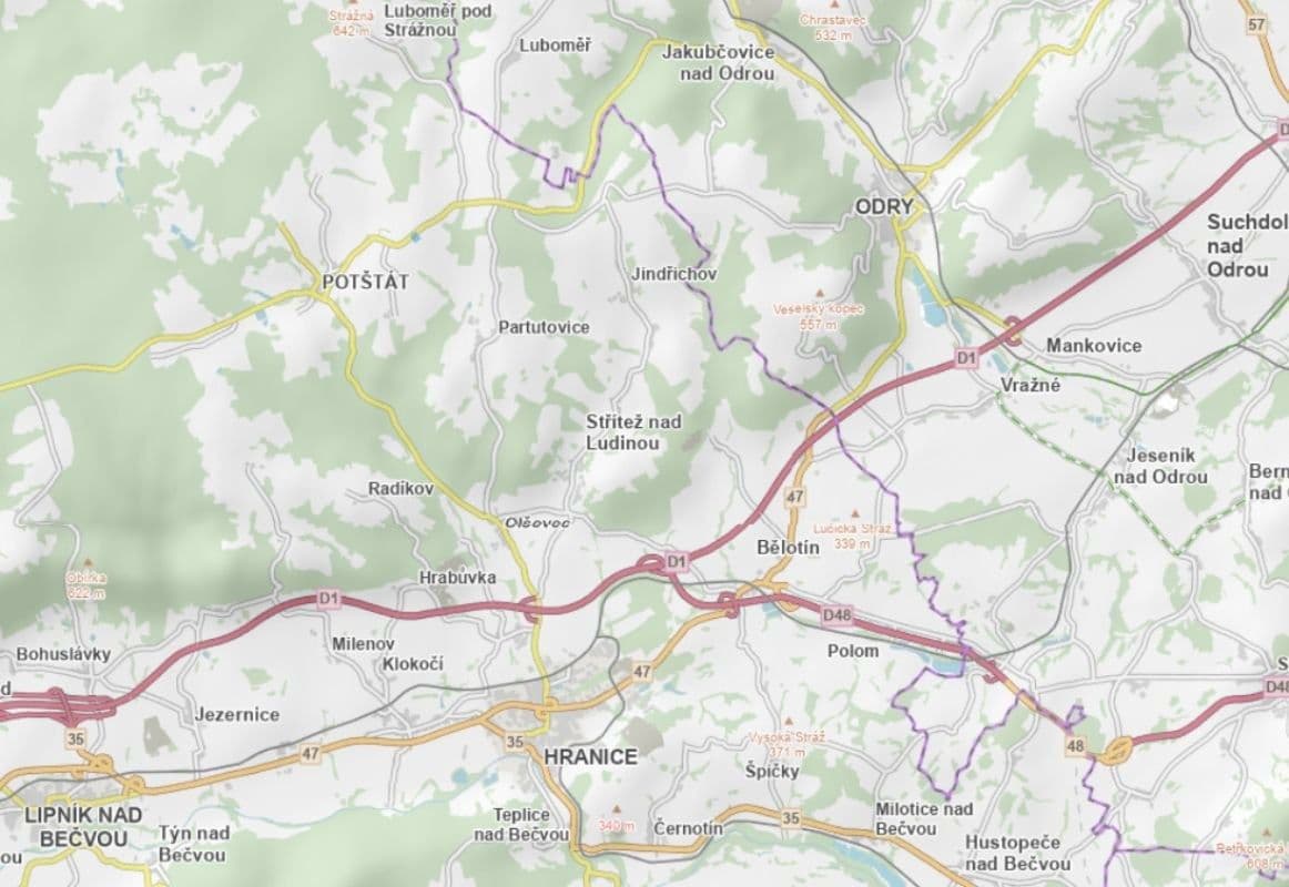 Predaj pozemku 25.037 m², Potštát, Olomoucký kraj Predaj pozemku 25.037 m², Potštát, Olomoucký kraj