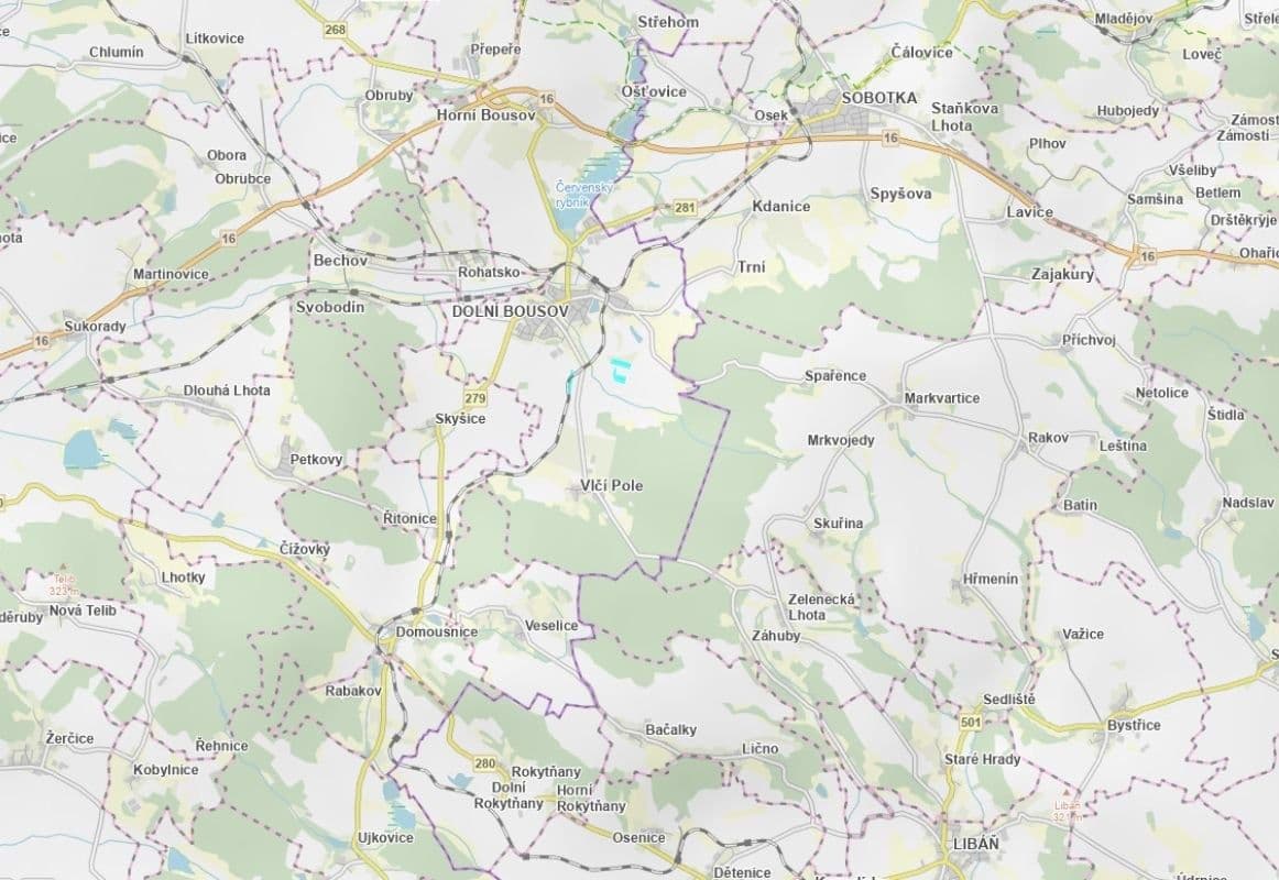 Predaj pozemku 2.543 m², Dolní Bousov, Středočeský kraj Predaj pozemku 2.543 m², Dolní Bousov, Středočeský kraj