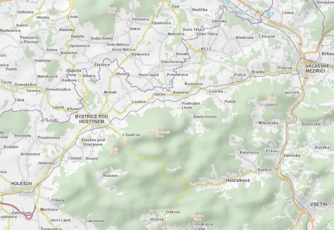 Predaj pozemku 8.613 m², Loukov, Zlínský kraj Predaj pozemku 8.613 m², Loukov, Zlínský kraj