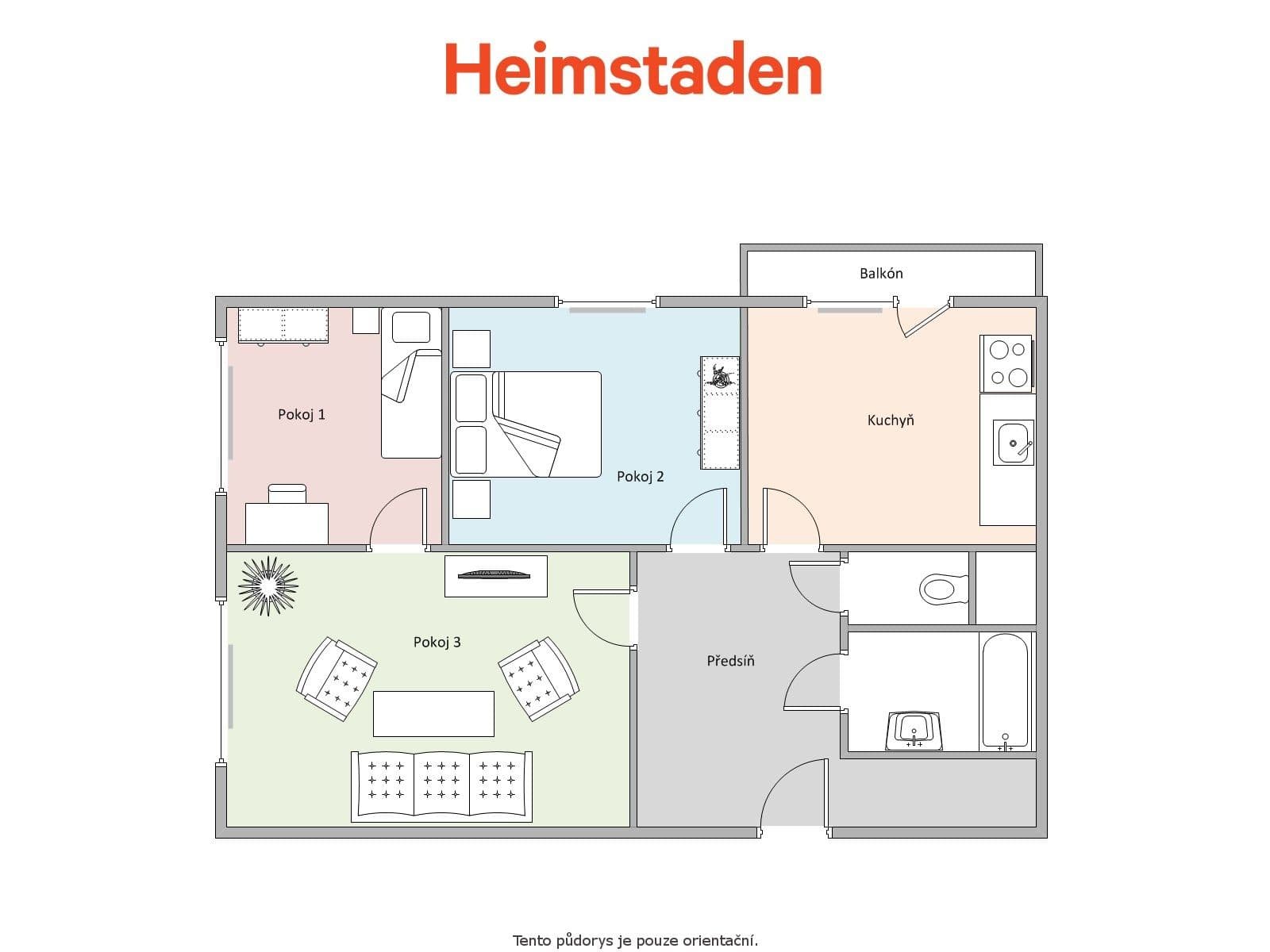 Prenájom bytu 3-izbový 66 m², Petruškova, Ostrava, Moravskoslezský kraj Prenájom bytu 3-izbový 66 m², Petruškova, Ostrava, Moravskoslezský kraj