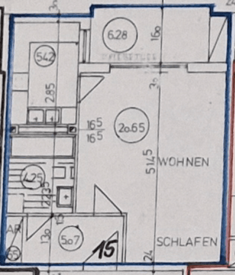 Prenájom bytu 1-izbový 37 m², Willibaldstraße 6, Nürnberg, Bavorsko Prenájom bytu 1-izbový 37 m², Willibaldstraße 6, Nürnberg, Bavorsko