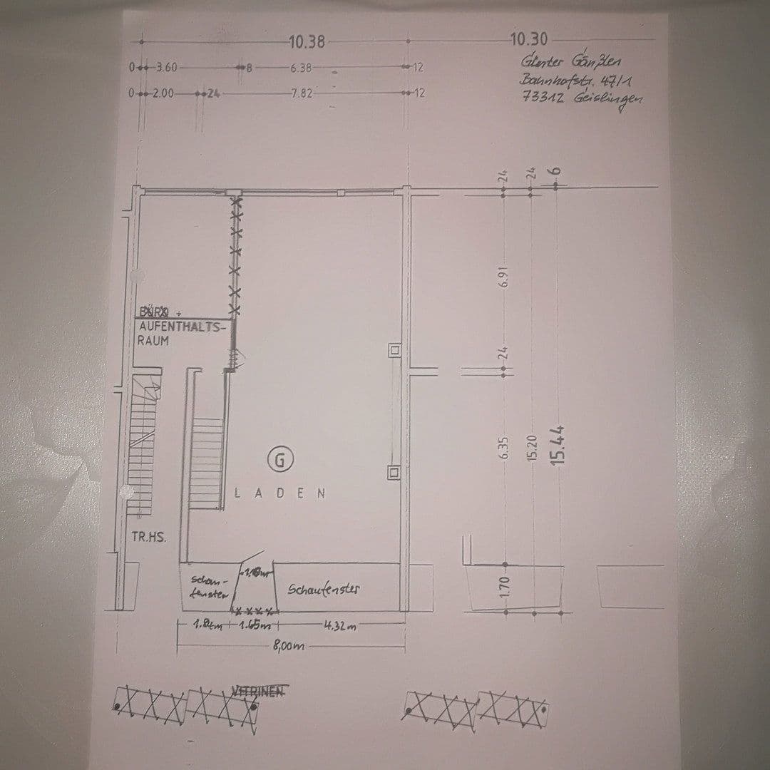 Prenájom nebytového priestoru 180 m², Bahnhofstr.47/1, Geislingen an der Steige, Bádensko-Wurttembersko Prenájom nebytového priestoru 180 m², Bahnhofstr.47/1, Geislingen an der Steige, Bádensko-Wurttembersko