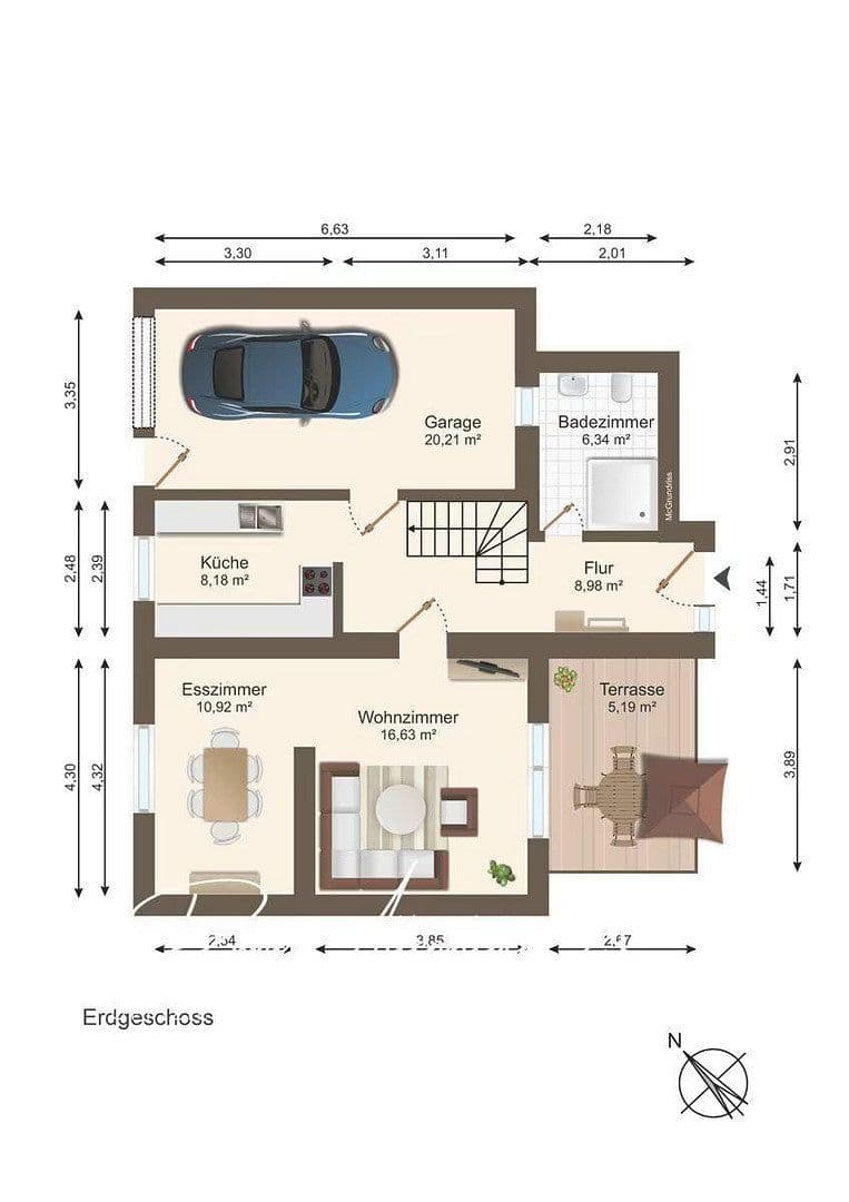 Predaj domu 95 m², pozemek 211 m², Magdeburg, Sasko-Anhaltsko Predaj domu 95 m², pozemek 211 m², Magdeburg, Sasko-Anhaltsko