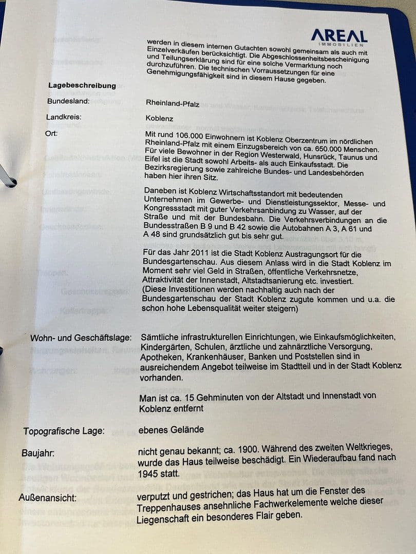 Predaj domu 1.040 m², pozemek 721 m², Andernacher Str.82-84, Koblenz, Porýnie-Falcko Predaj domu 1.040 m², pozemek 721 m², Andernacher Str.82-84, Koblenz, Porýnie-Falcko