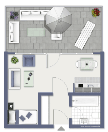 Prenájom bytu 1-izbový 37 m², Münsterstrasse 161, Düsseldorf, Severné Porýnie - Westfálsko Prenájom bytu 1-izbový 37 m², Münsterstrasse 161, Düsseldorf, Severné Porýnie - Westfálsko