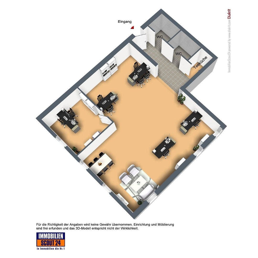 Prenájom kancelárie 154 m², Oberbenrader Strasse, Krefeld, Severné Porýnie - Westfálsko Prenájom kancelárie 154 m², Oberbenrader Strasse, Krefeld, Severné Porýnie - Westfálsko