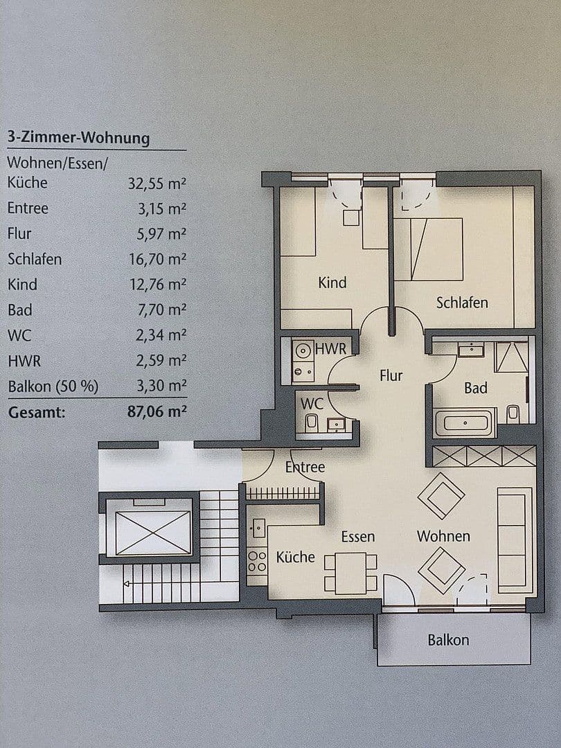 Prenájom bytu 3-izbový 87 m², Neudörferstr. 23, Nürnberg, Bavorsko Prenájom bytu 3-izbový 87 m², Neudörferstr. 23, Nürnberg, Bavorsko