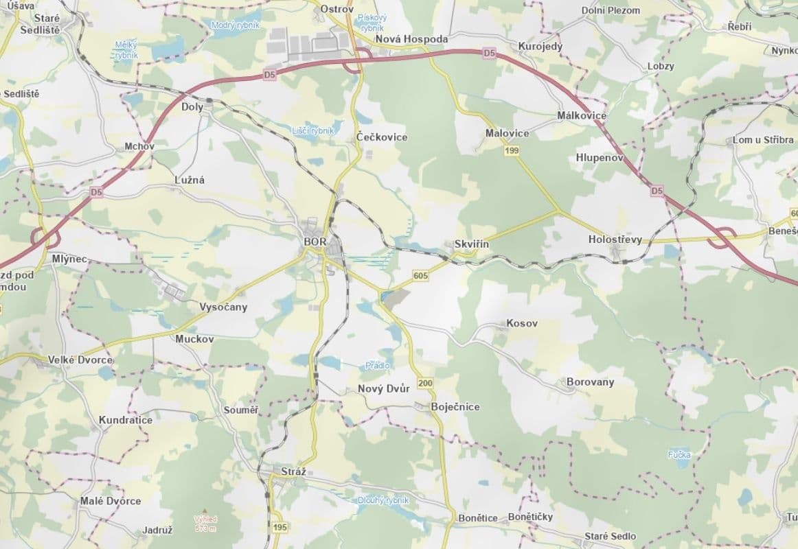 Predaj pozemku 19.803 m², Bor, Plzeňský kraj Predaj pozemku 19.803 m², Bor, Plzeňský kraj