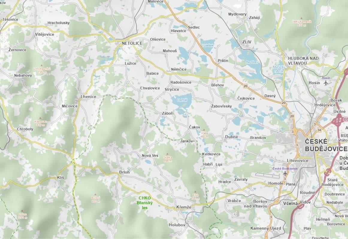 Predaj pozemku 2.693 m², Lhenice, Jihočeský kraj Predaj pozemku 2.693 m², Lhenice, Jihočeský kraj