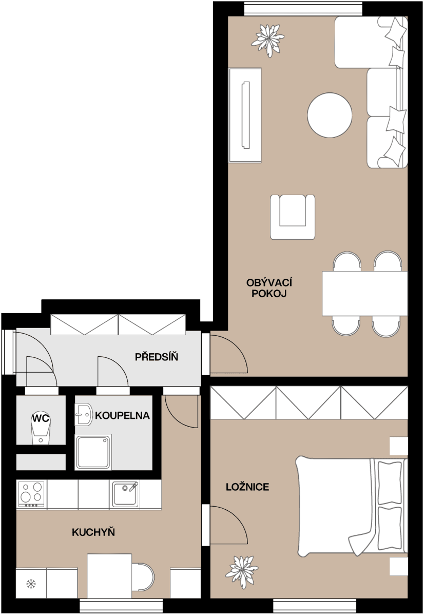 Predaj bytu 2-izbový 56 m², Víchovská, Jilemnice, Liberecký kraj Predaj bytu 2-izbový 56 m², Víchovská, Jilemnice, Liberecký kraj