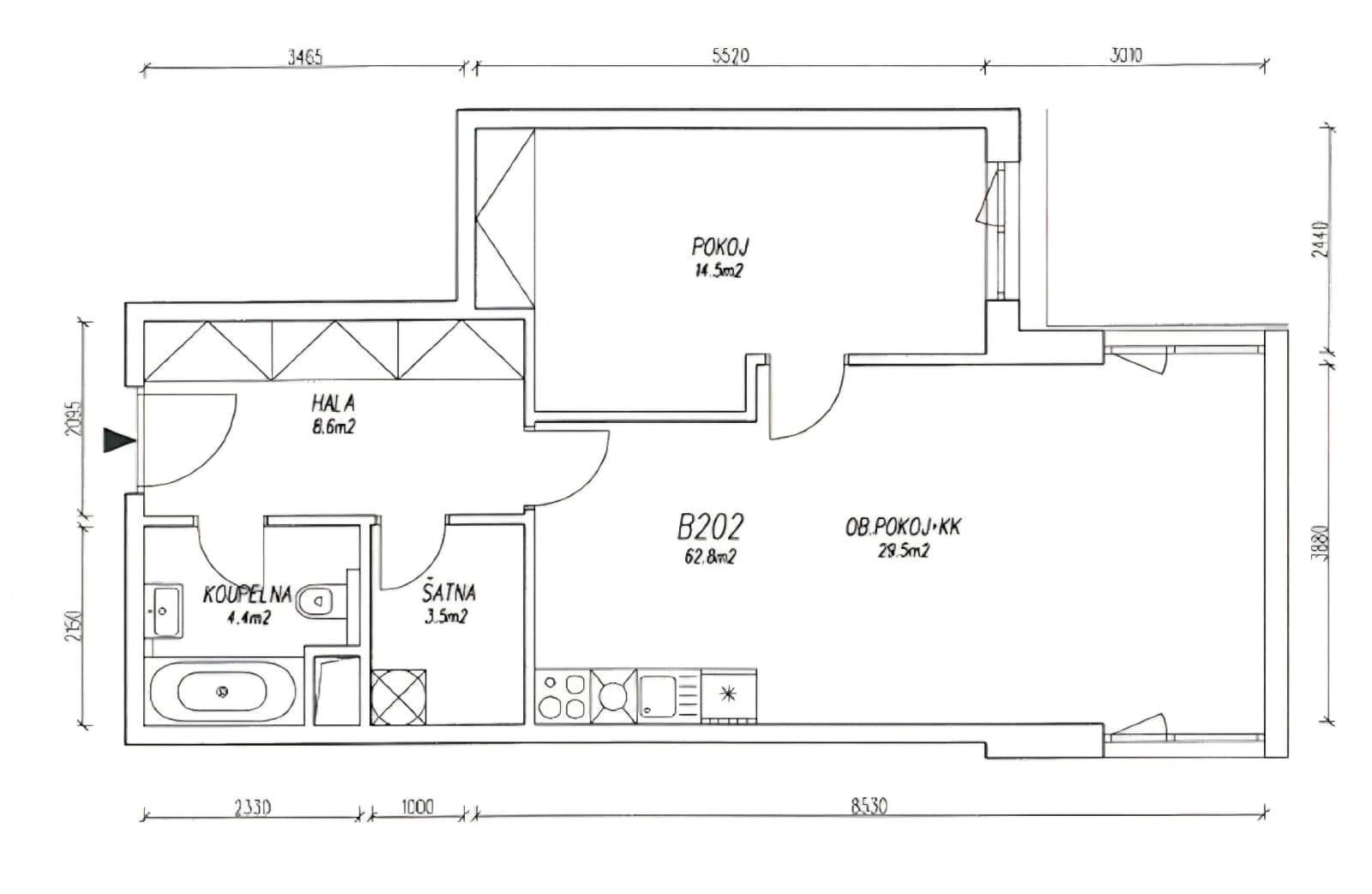 Prenájom bytu 2-izbový 63 m², Žitenická, Praha, Praha Prenájom bytu 2-izbový 63 m², Žitenická, Praha, Praha
