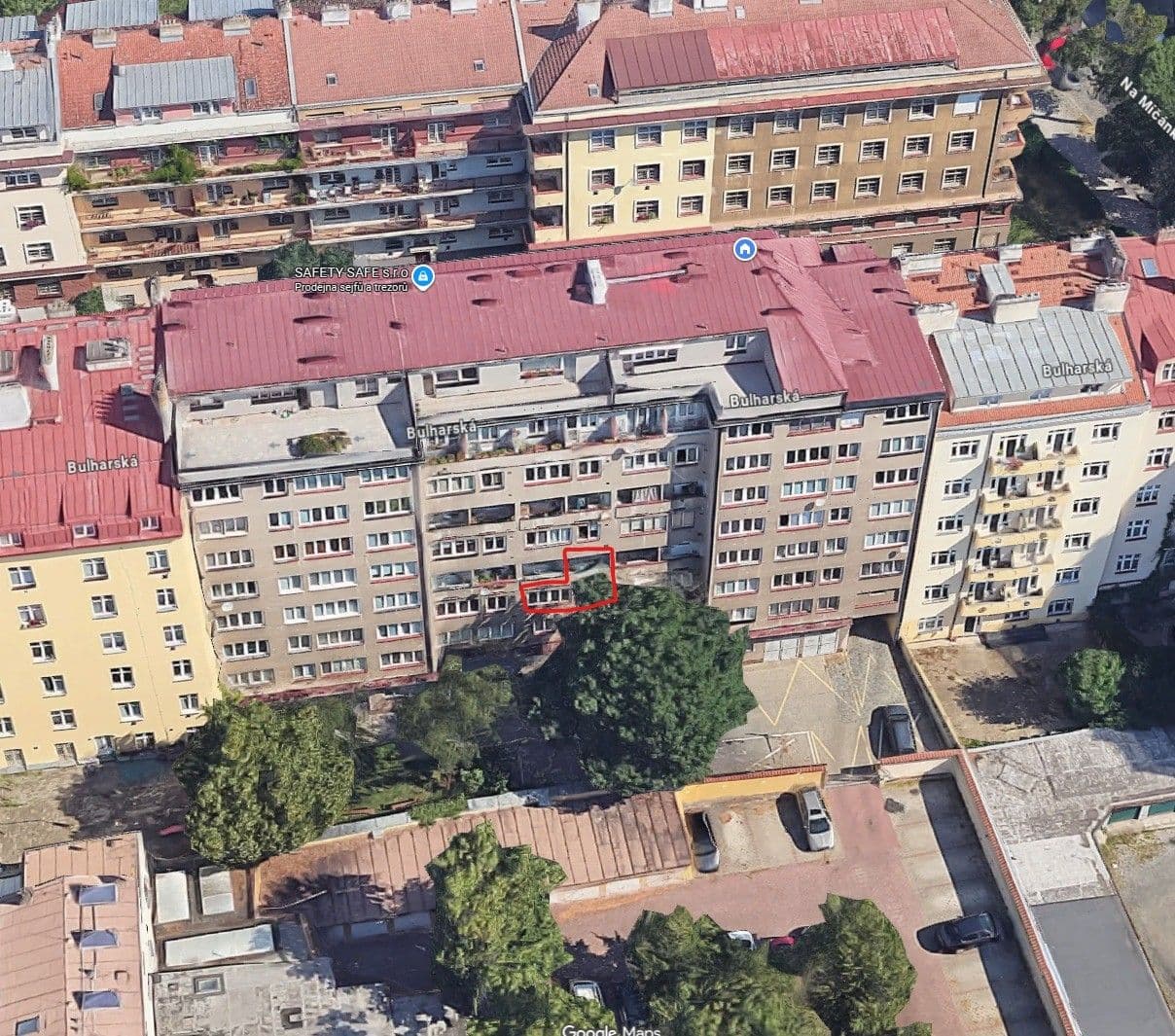 Prenájom bytu 3-izbový 80 m², Bulharská, Praha, Praha Prenájom bytu 3-izbový 80 m², Bulharská, Praha, Praha