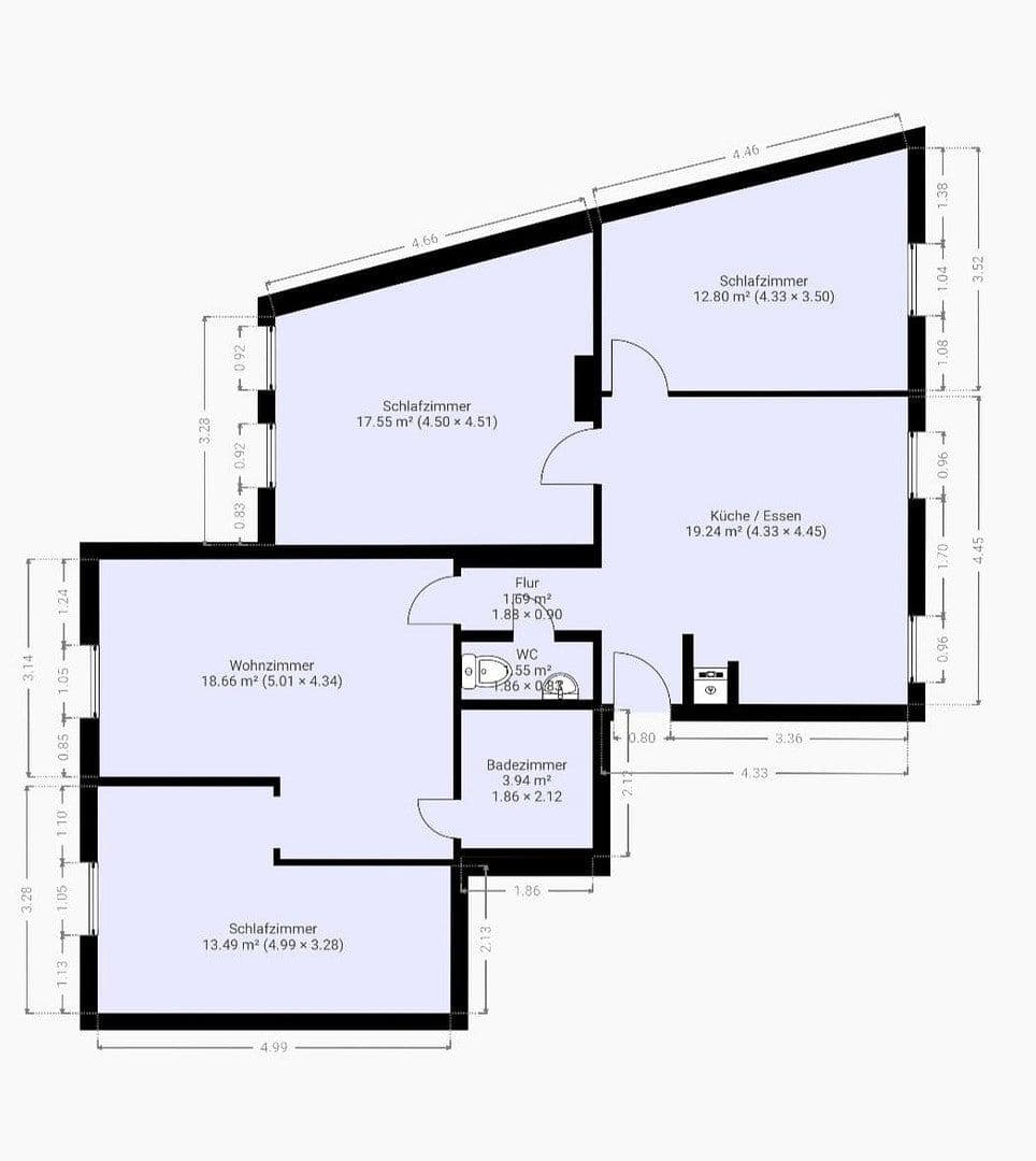 Predaj bytu 4-izbový 89 m², Mönchengladbach, Severné Porýnie - Westfálsko Predaj bytu 4-izbový 89 m², Mönchengladbach, Severné Porýnie - Westfálsko