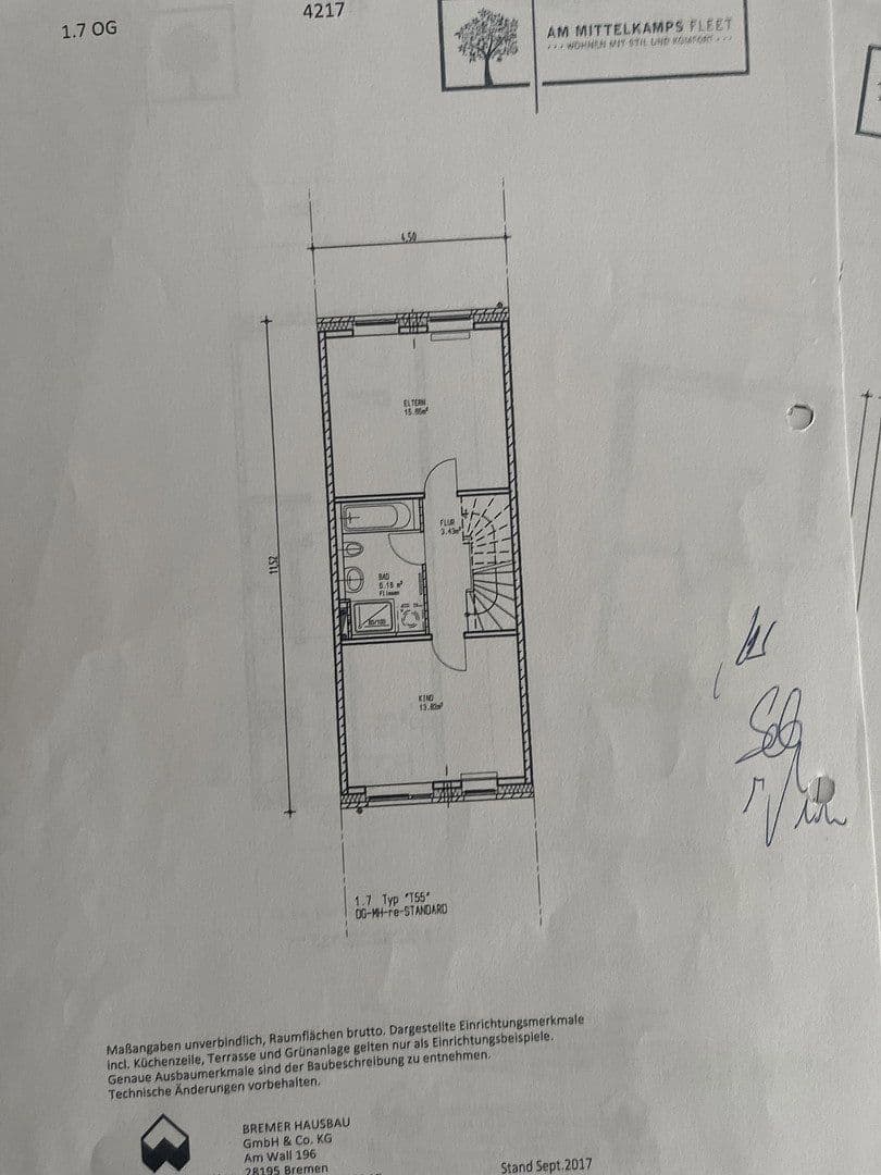 Predaj domu 117 m², pozemek 139 m², Bremen, Brémy Predaj domu 117 m², pozemek 139 m², Bremen, Brémy