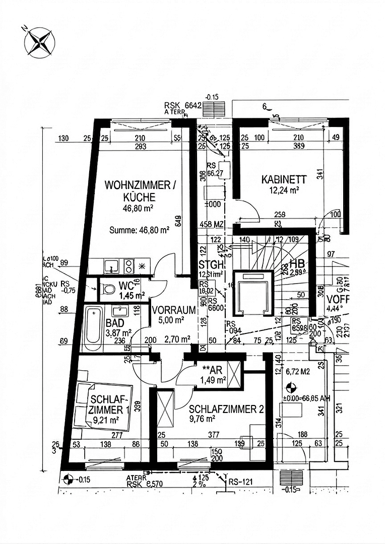 Predaj bytu 3-izbový 47 m², Waidhausenstraße 22/2/1, Wien, Viedeň Predaj bytu 3-izbový 47 m², Waidhausenstraße 22/2/1, Wien, Viedeň