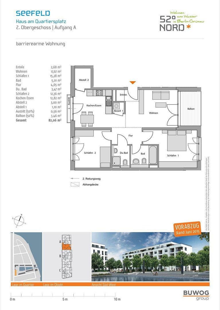 Predaj bytu 3-izbový 83 m², Regattastr. 35, Berlin, Berlín Predaj bytu 3-izbový 83 m², Regattastr. 35, Berlin, Berlín