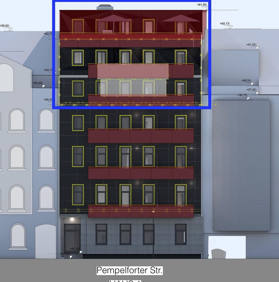 Predaj bytu 200 m², Pempelforter Str.44, Düsseldorf, Severné Porýnie - Westfálsko Predaj bytu 200 m², Pempelforter Str.44, Düsseldorf, Severné Porýnie - Westfálsko