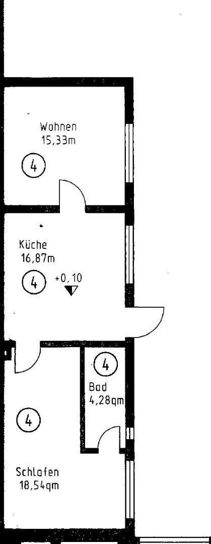 Prenájom bytu 3-izbový 55 m², Poststr.11, Dillenburg, Hesensko Prenájom bytu 3-izbový 55 m², Poststr.11, Dillenburg, Hesensko