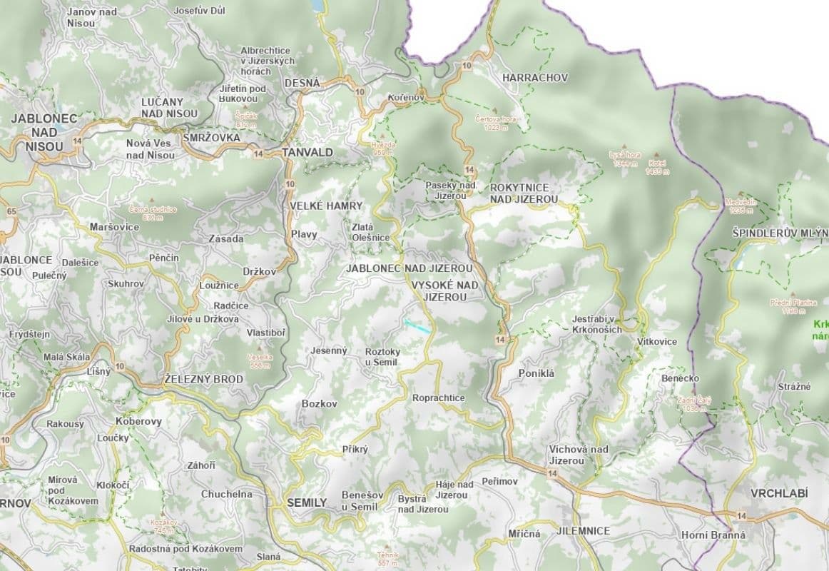 Predaj pozemku 878 m², Vysoké nad Jizerou, Liberecký kraj Predaj pozemku 878 m², Vysoké nad Jizerou, Liberecký kraj