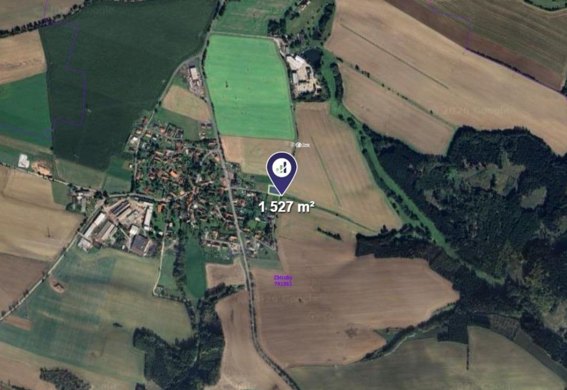 Predaj pozemku 1.527 m², Zbizuby, Středočeský kraj Predaj pozemku 1.527 m², Zbizuby, Středočeský kraj