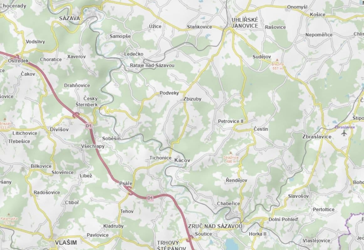 Predaj pozemku 1.527 m², Zbizuby, Středočeský kraj Predaj pozemku 1.527 m², Zbizuby, Středočeský kraj