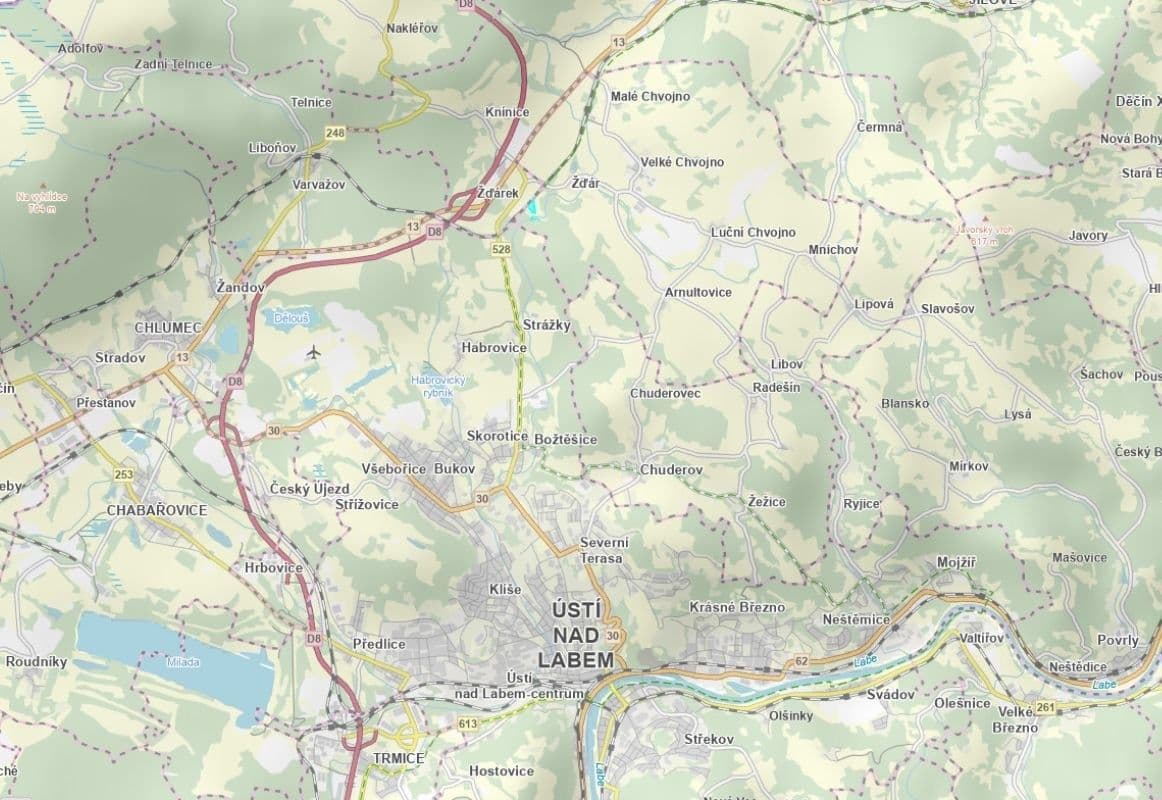 Predaj pozemku 1.839 m², Velké Chvojno, Ústecký kraj Predaj pozemku 1.839 m², Velké Chvojno, Ústecký kraj